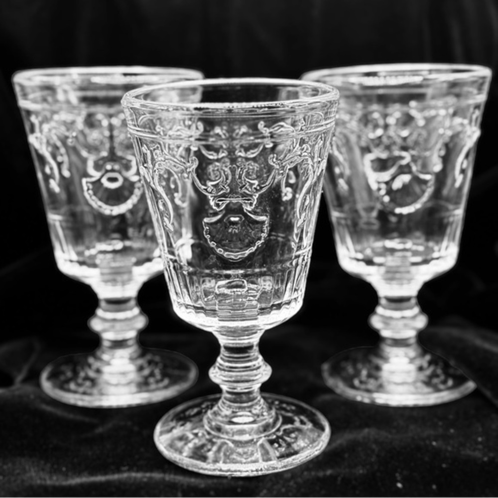 3 La Rochere FRANCE Versailles Shell GLASSES